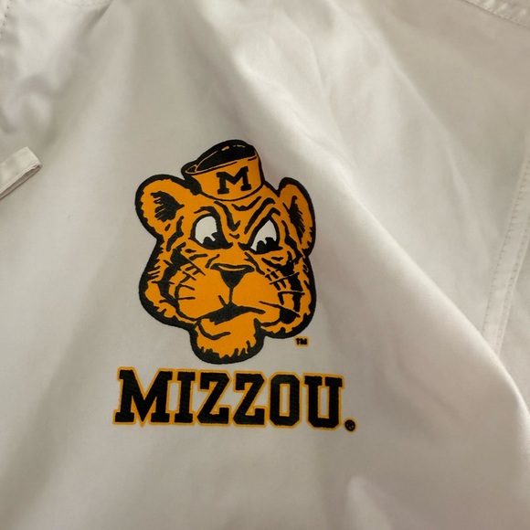 Champion 1/4 Zip Pullover White Mizzou Tigers - Picture 3 of 6